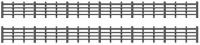 Ratio 425 Wooden Lineside Fencing Kit (Black) -  OO/HO Gauge