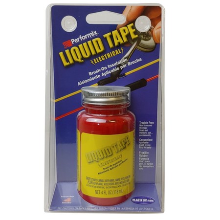 Plasti Dip Liquid Tape, Brush on Insulation.  Red, 118ml