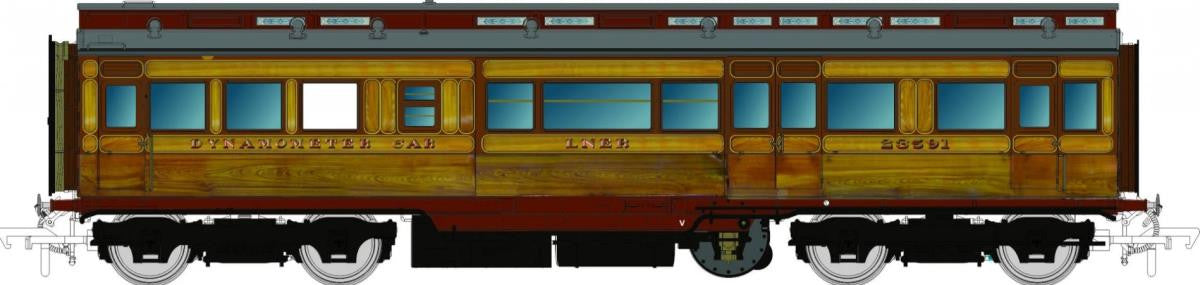 Rapido Trains 935001 Dynamometer Car No.23591 LNER Livery 1928-1938 Condition -  OO Gauge