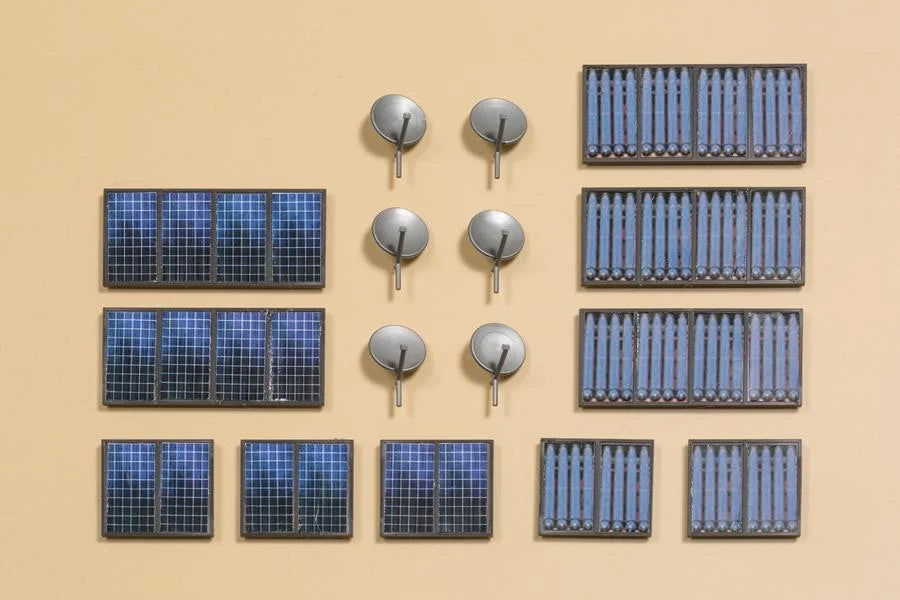Auhagen 41 651 Satellite System and Solar Panels - OO / HO Scale