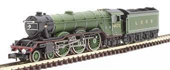 Dapol 2S-011-007D A3 Flying Scotsman Steam Locomotive Number 4472 in LNER Apple Green Livery -DCC Fitted,  N Gauge