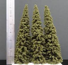 Model Scene SM200 Spruce Trees (3 pk) - 180mm to 220mm tall