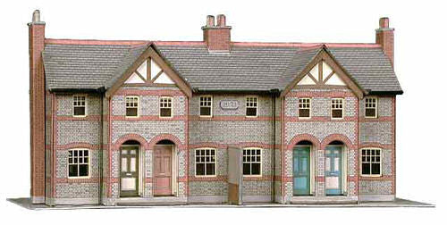 Superquick B30 Four Terraced Houses Card Kit - Suitable for OO and HO Scales