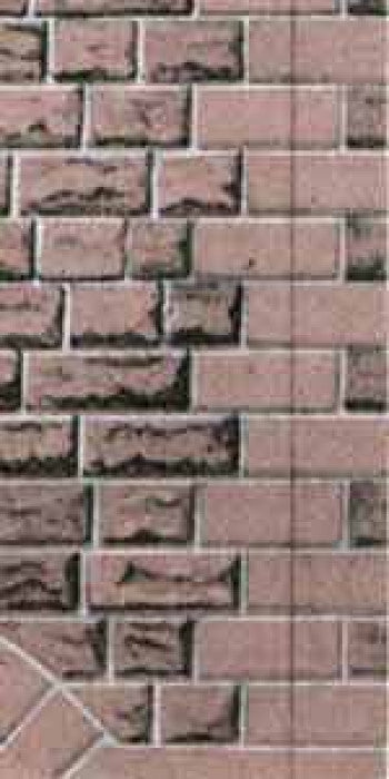 Superquick D9 Building Papers - Red Sandstone Walling - Suitable for OO and HO Scales
