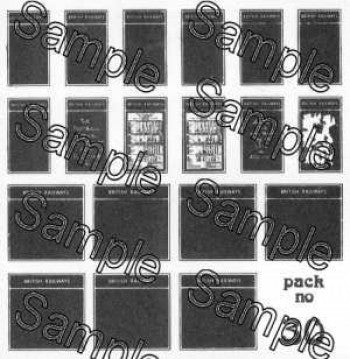 Gaugemaster (Tiny Signs) TSOO30 BR Poster Boards - OO Scale