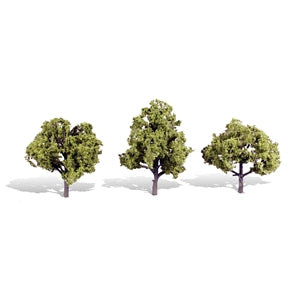 Woodland Scenics TR3509 4 - 5" Early Light (Light) Trees - Pack Of 3